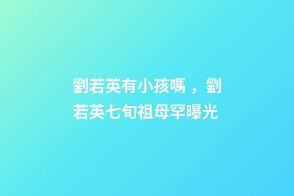 劉若英有小孩嗎，劉若英七旬祖母罕曝光